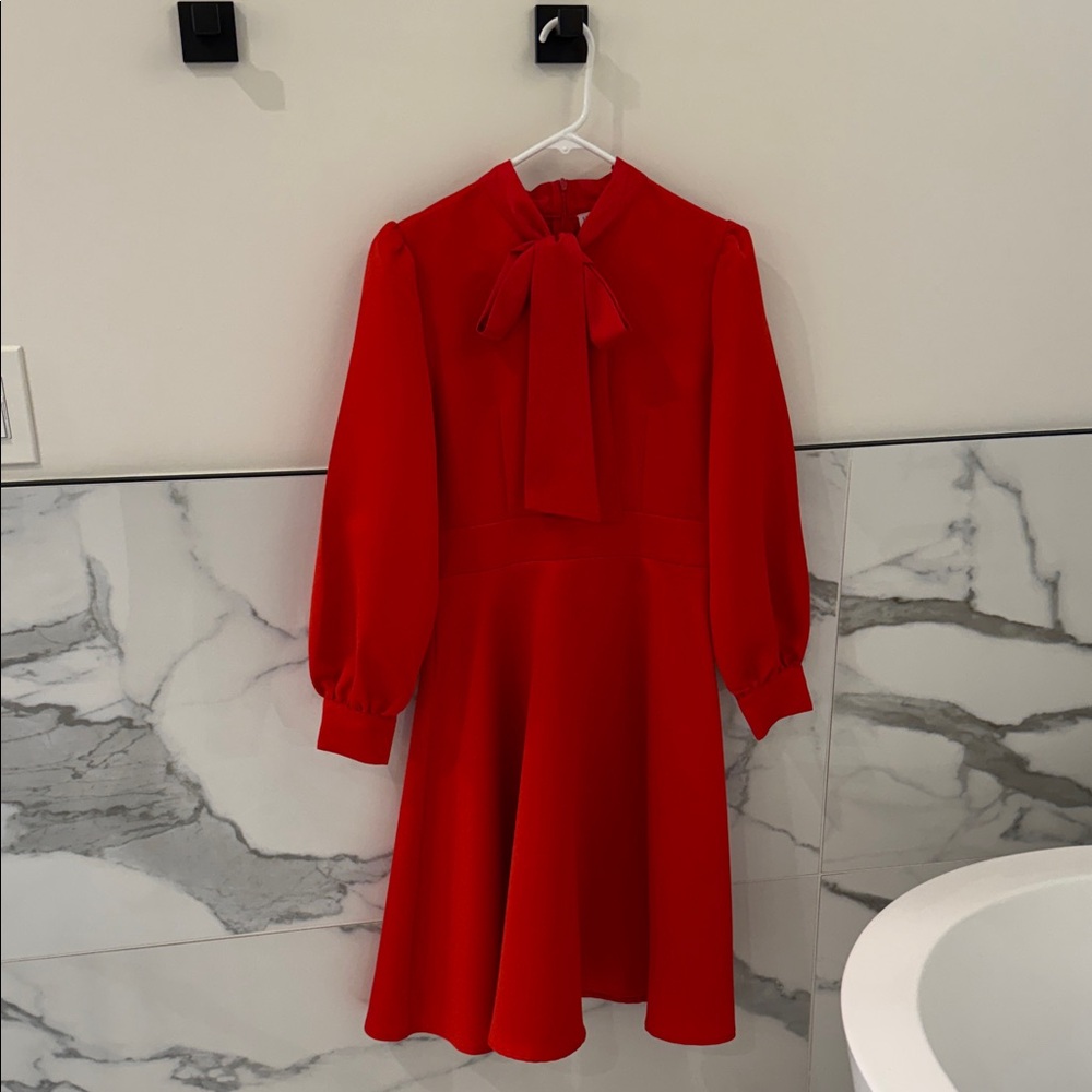 Ivy City Co Red Midi Dress